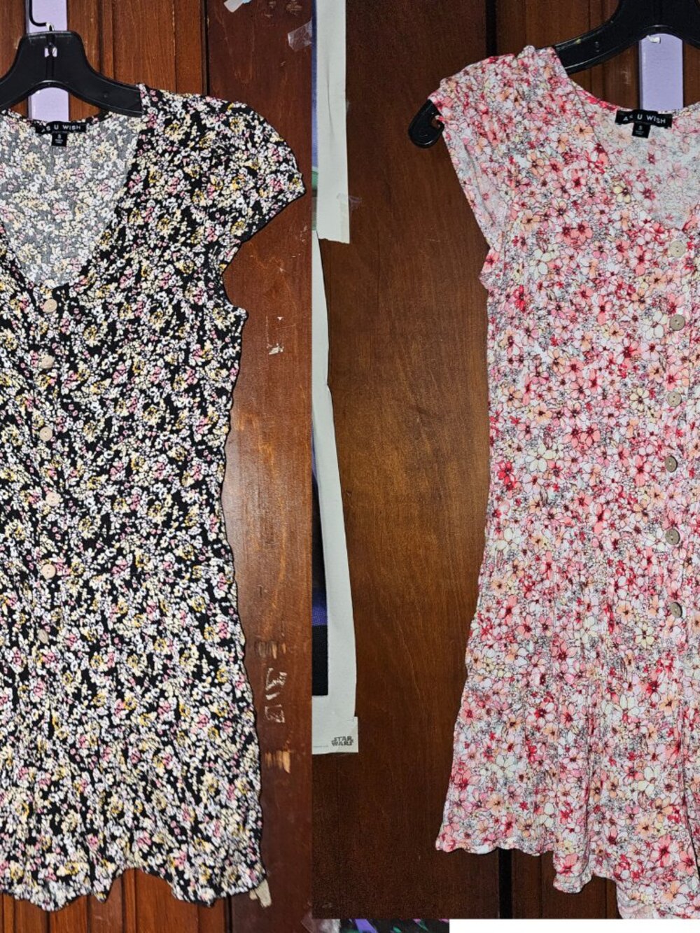As U Wish Floral Button-Down Romper Bundle - Size Small